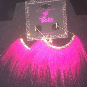 Princess Poppy's hair earrings